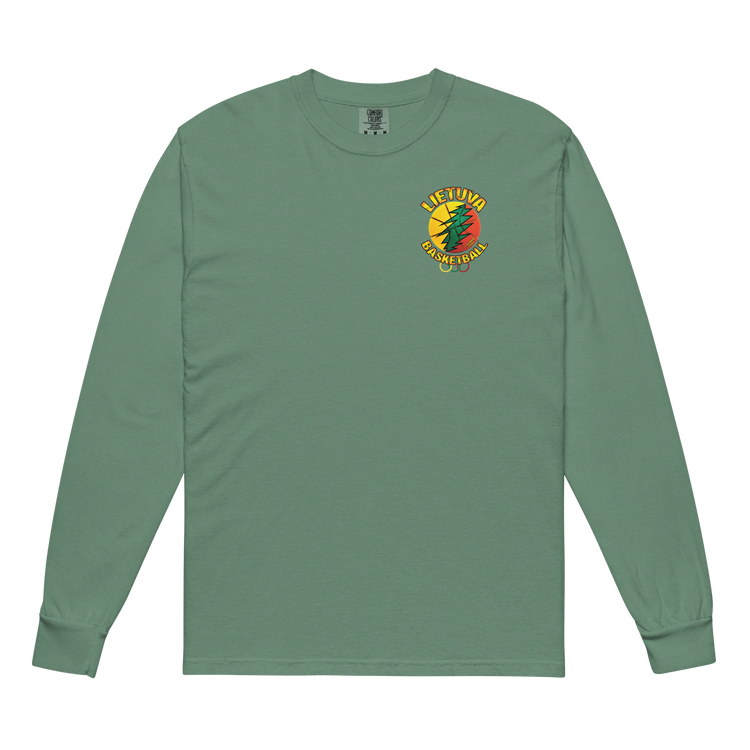 Lietuva Basketball - Men/Women Unisex Soft-Washed Comfort Cotton Long Sleeve T-Shirt