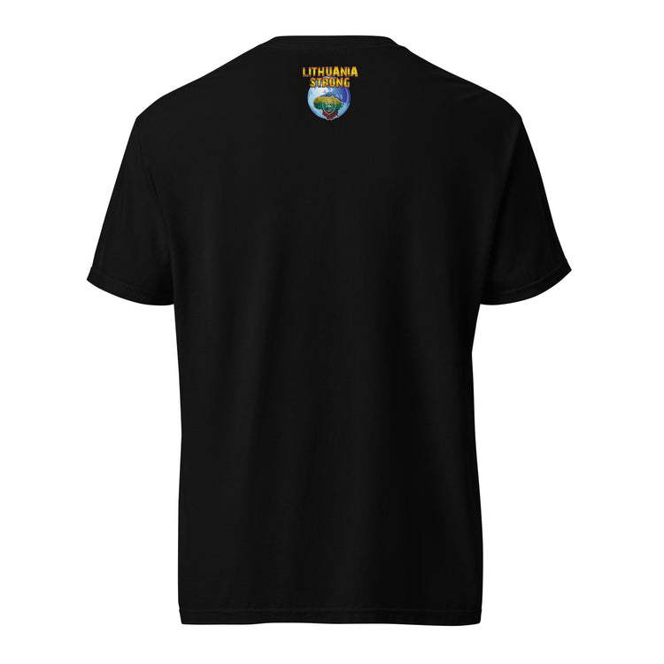 Lietuva Paris 2024 - Men/Women Unisex Soft-Washed Comfort Cotton Short Sleeve T-Shirt