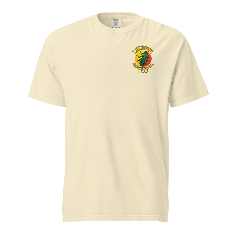 Lietuva Basketball - Men/Women Unisex Soft-Washed Comfort Cotton Short Sleeve T-Shirt