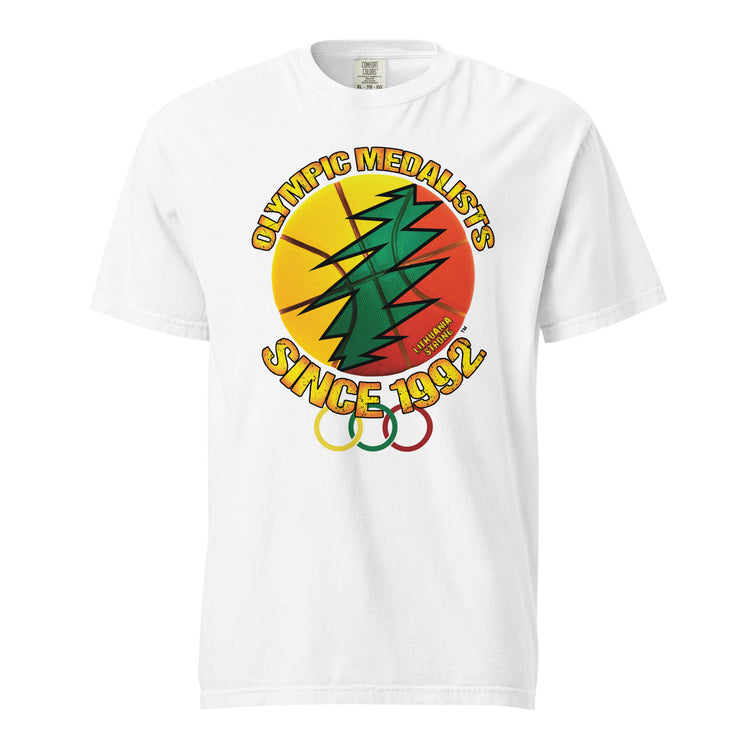 Olympic Medalists '92 - Men/Women Unisex Soft-Washed Comfort Cotton Short Sleeve T-Shirt