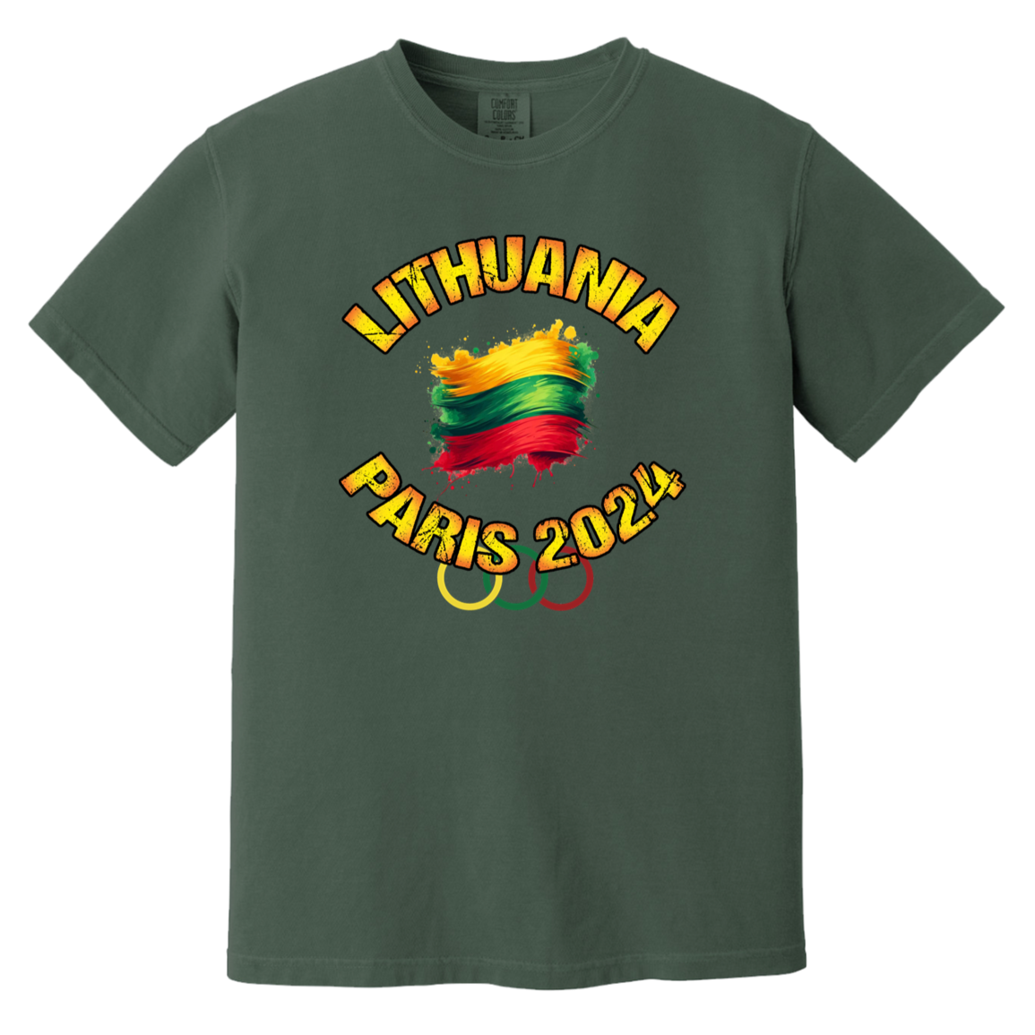 Lithuania - Men/Women Unisex Short Sleeve