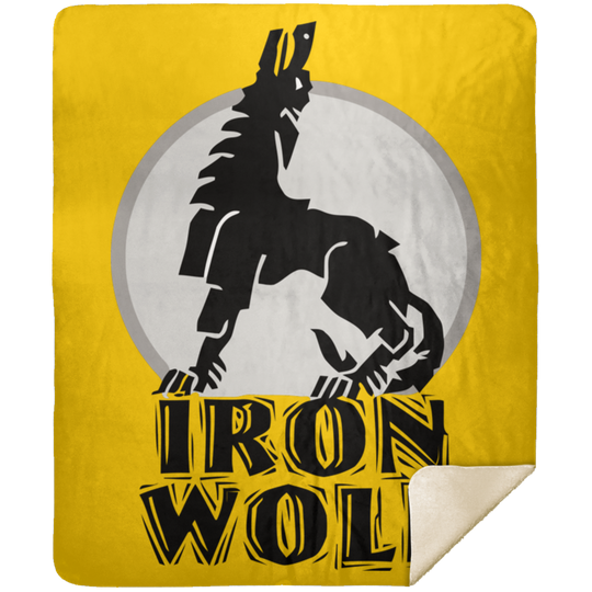 Iron Wolf LT - Premium Mink Sherpa Blanket 50x60