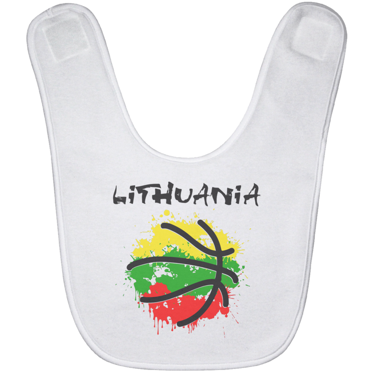 Abstract Lithuania - BABYBIB Baby Bib - Lithuania Strong