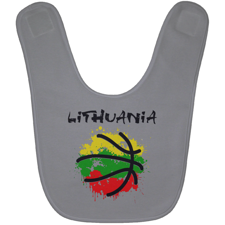 Abstract Lithuania - BABYBIB Baby Bib - Lithuania Strong