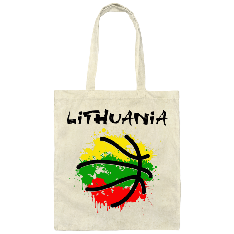 Abstract Lithuania - Canvas Tote Bag - Lithuania Strong