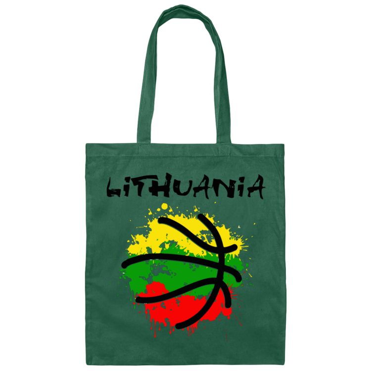 Abstract Lithuania - Canvas Tote Bag - Lithuania Strong