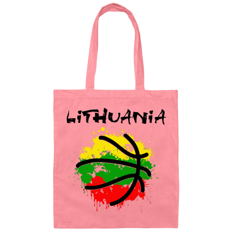 Abstract Lithuania - Canvas Tote Bag - Lithuania Strong