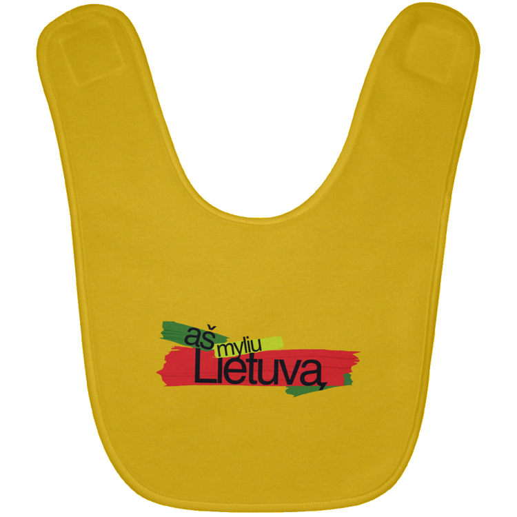 As Myliu Lietuva - BABYBIB Baby Bib - Lithuania Strong