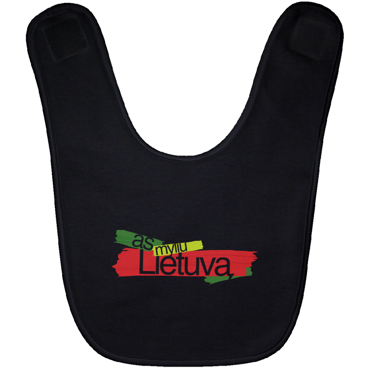 As Myliu Lietuva - BABYBIB Baby Bib - Lithuania Strong