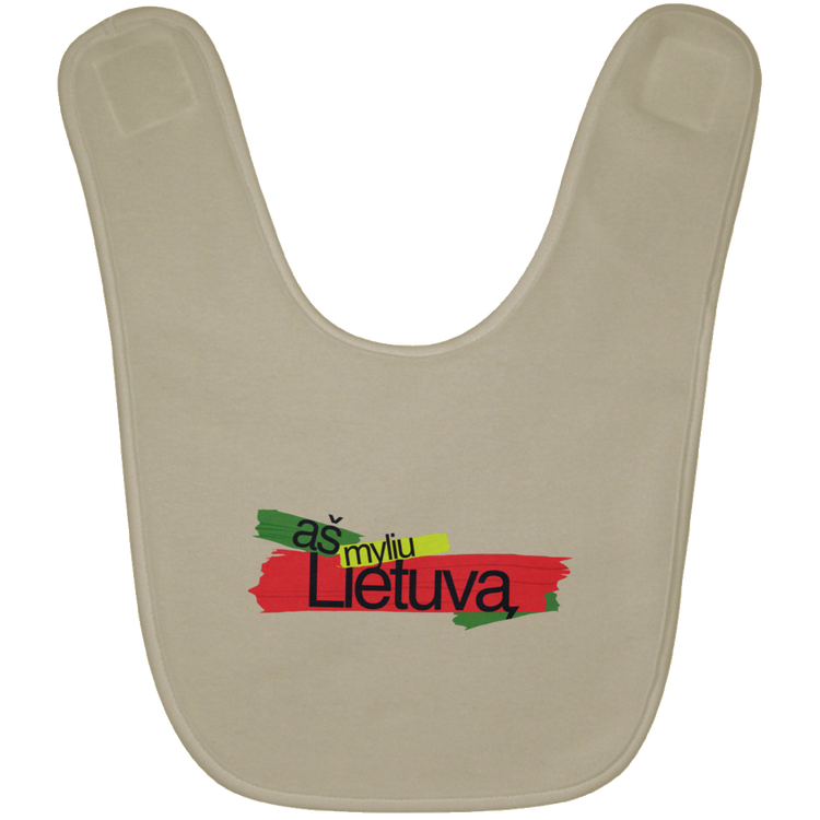 As Myliu Lietuva - BABYBIB Baby Bib - Lithuania Strong