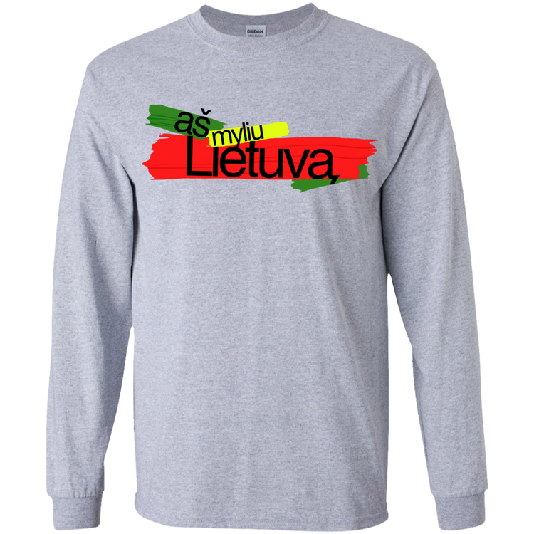 As Myliu Lietuva - Boys Youth Classic Long Sleeve T-Shirt - Lithuania Strong