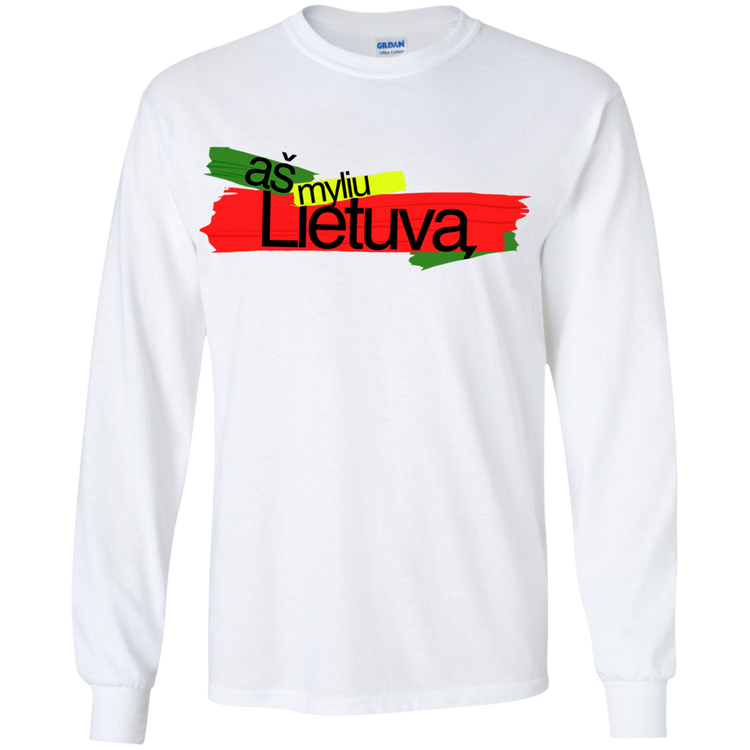 As Myliu Lietuva - Boys Youth Classic Long Sleeve T-Shirt - Lithuania Strong