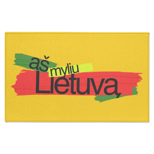 As Myliu Lietuva - Indoor Doormat - Lithuania Strong