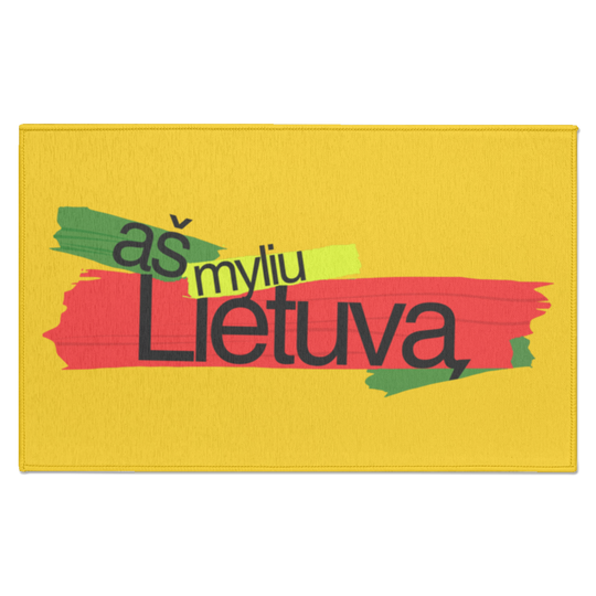 As Myliu Lietuva - Indoor Doormat - Lithuania Strong