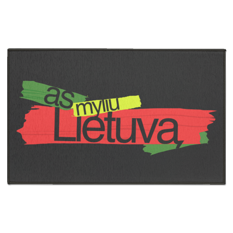 As Myliu Lietuva - Indoor Doormat - Lithuania Strong