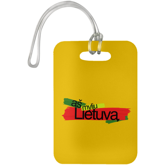 As Myliu Lietuva - Luggage Bag Tag - Lithuania Strong