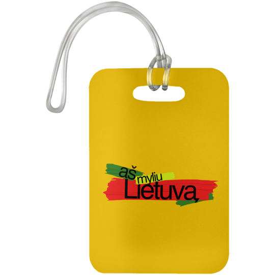 As Myliu Lietuva - Luggage Bag Tag - Lithuania Strong