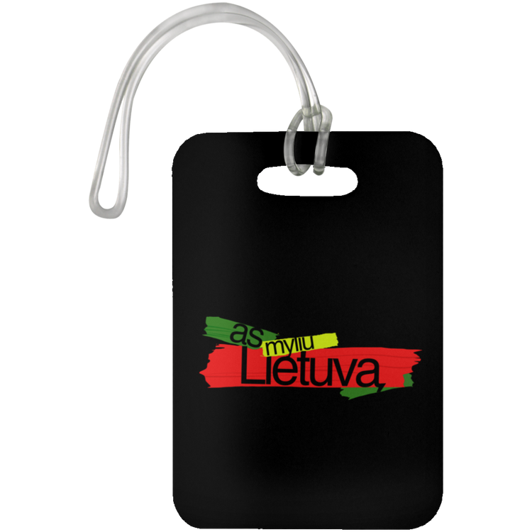 As Myliu Lietuva - Luggage Bag Tag - Lithuania Strong