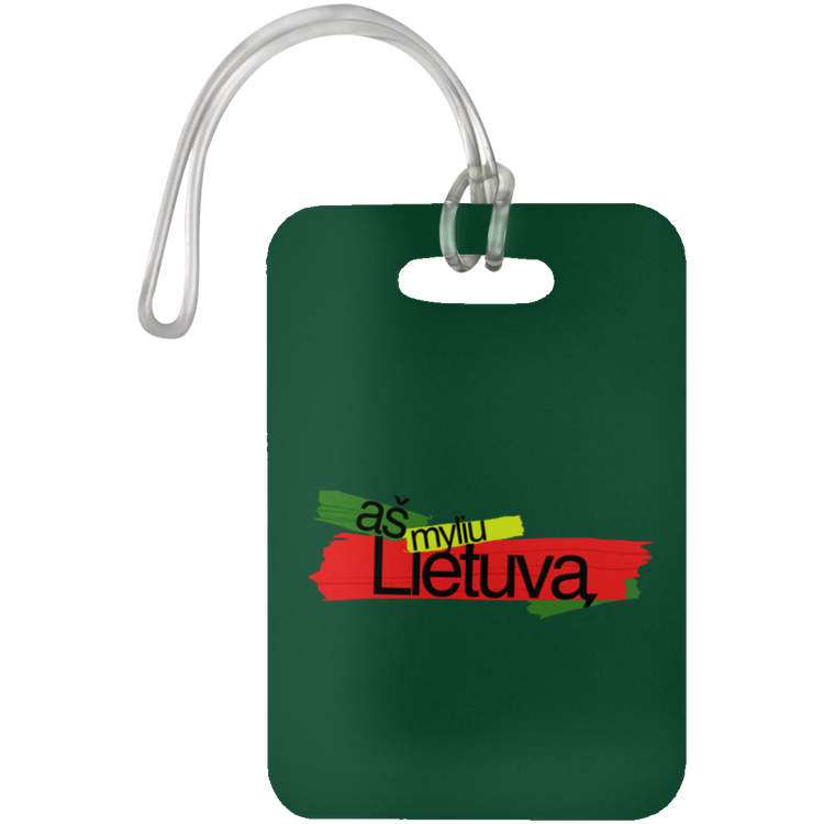 As Myliu Lietuva - Luggage Bag Tag - Lithuania Strong