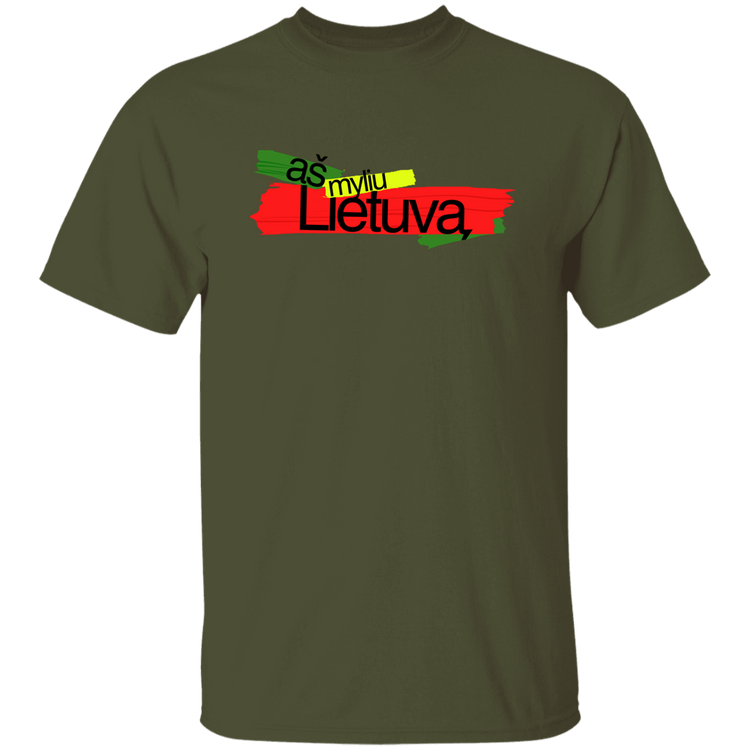 As Myliu Lietuva - Mens Classic Short Sleeve T-Shirt - Lithuania Strong