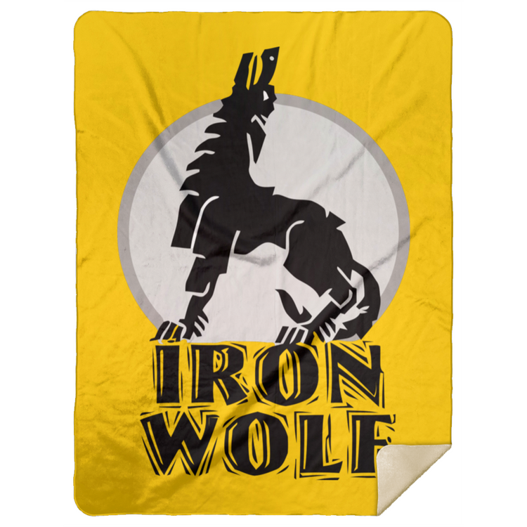 Iron Wolf LT - Premium Mink Sherpa Blanket 60x80