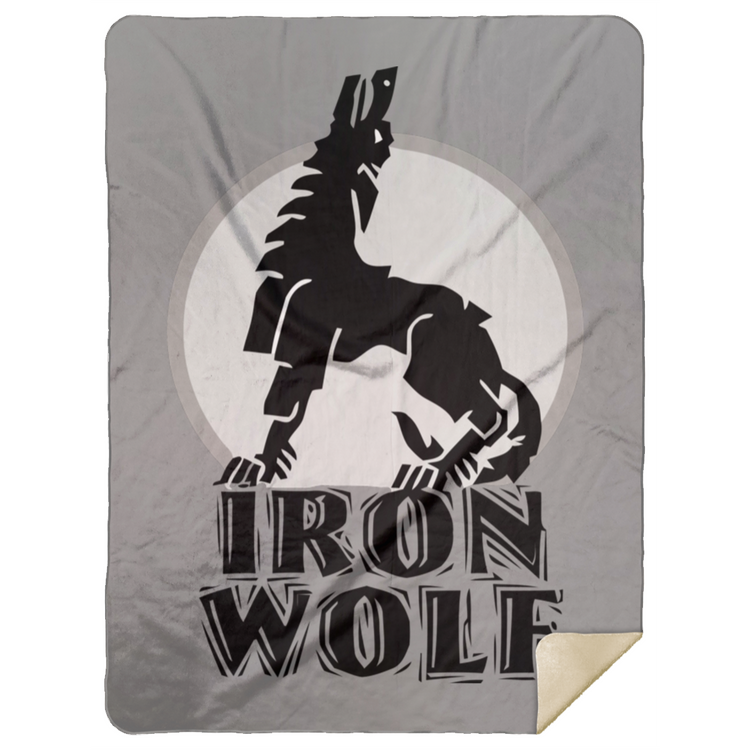 Iron Wolf LT - Premium Mink Sherpa Blanket 60x80
