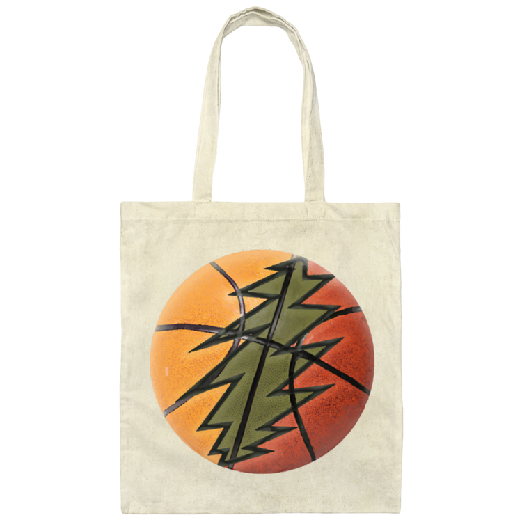 Basketball Bolt - Canvas Tote Bag - Lithuania Strong