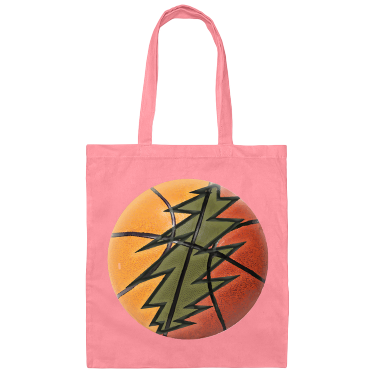 Basketball Bolt - Canvas Tote Bag - Lithuania Strong