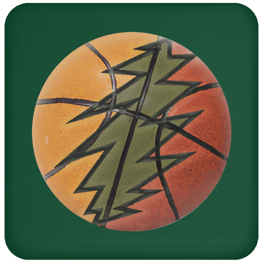 Basketball Bolt - High Gloss Coaster - Lithuania Strong