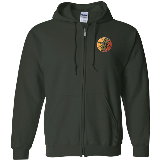 Basketball Bolt - MenWomen Unisex Comfort Full-Zip Hoodie - Lithuania Strong