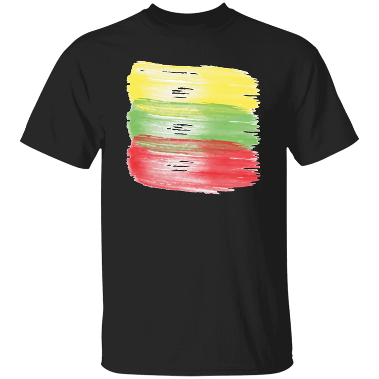 Brush Stroke - Mens Classic Short Sleeve T-Shirt - Lithuania Strong
