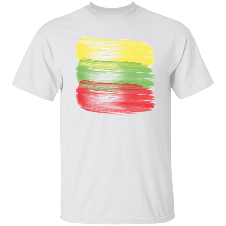 Brush Stroke - Mens Classic Short Sleeve T-Shirt - Lithuania Strong