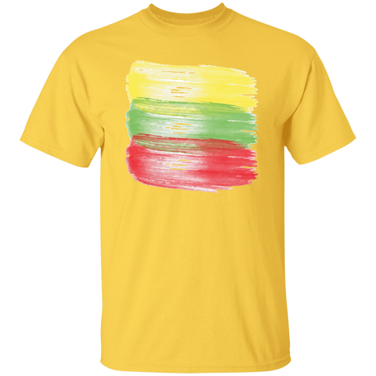 Brush Stroke - Mens Classic Short Sleeve T-Shirt - Lithuania Strong