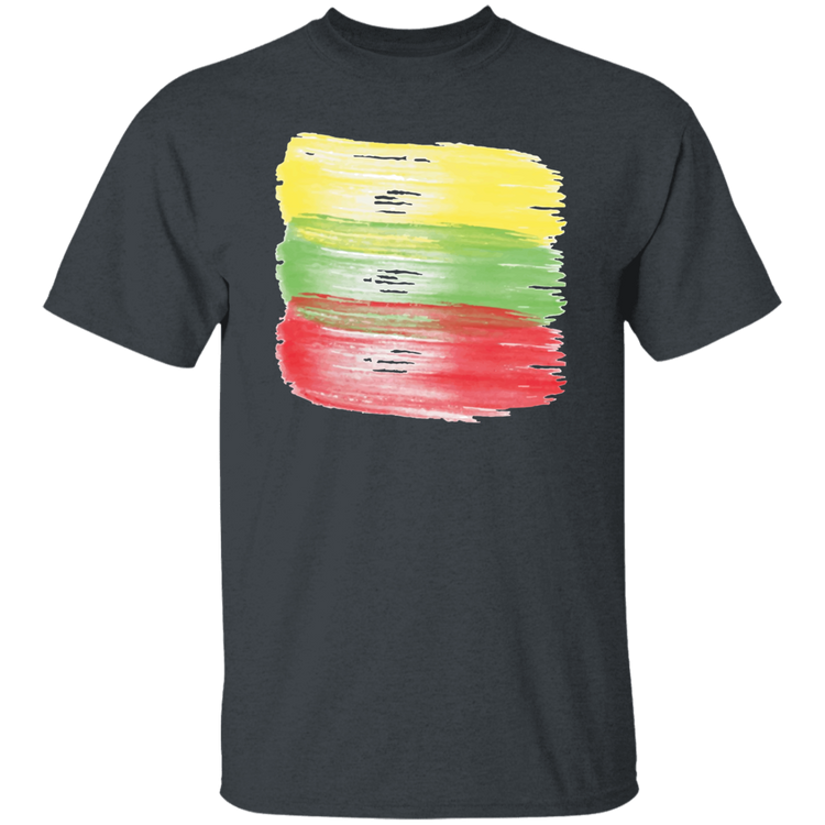 Brush Stroke - Mens Classic Short Sleeve T-Shirt - Lithuania Strong