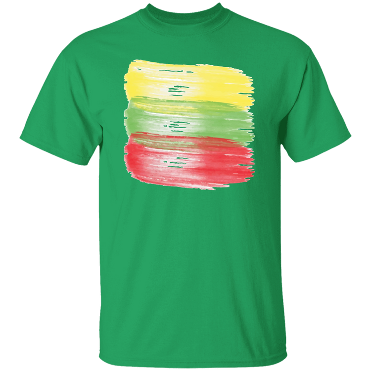 Brush Stroke - Mens Classic Short Sleeve T-Shirt - Lithuania Strong
