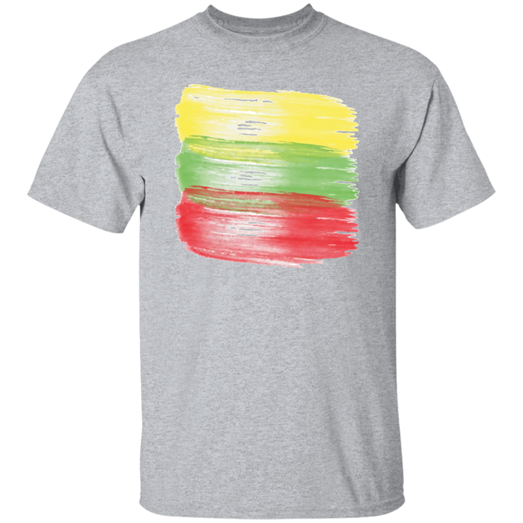 Brush Stroke - Mens Classic Short Sleeve T-Shirt - Lithuania Strong