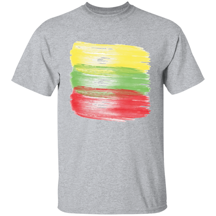 Brush Strokes - BoysGirls Youth Classic Short Sleeve T-Shirt - Lithuania Strong