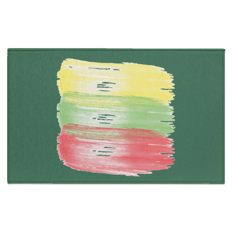 Brush Strokes - Indoor Doormat - Lithuania Strong