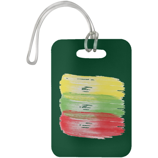 Brush Strokes - Luggage Bag Tag - Lithuania Strong