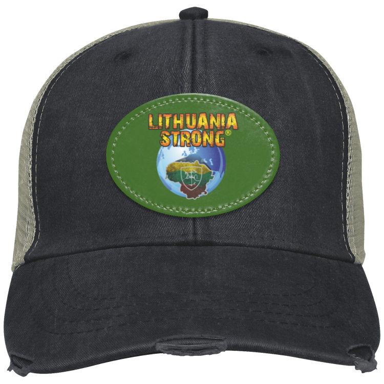 Lithuania Strong Distressed Ollie Cap - Oval Patch