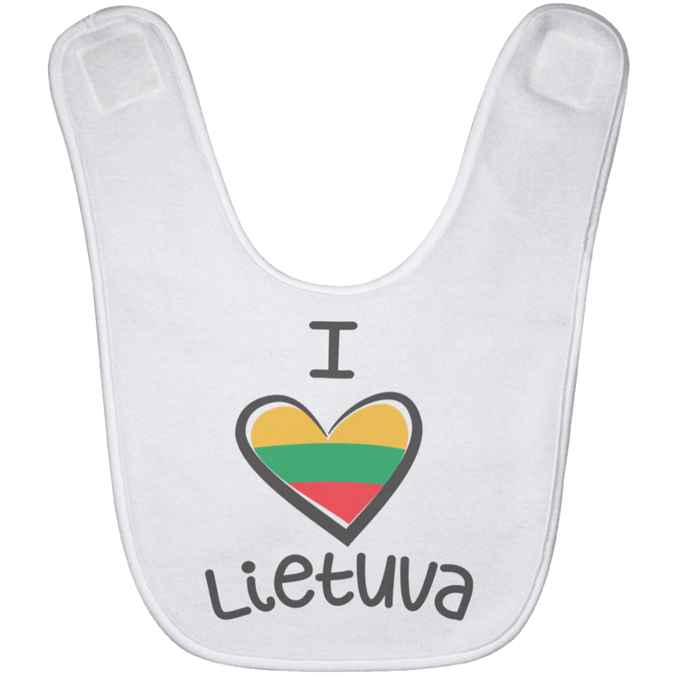 I Love Lietuva - BABYBIB Baby Bib