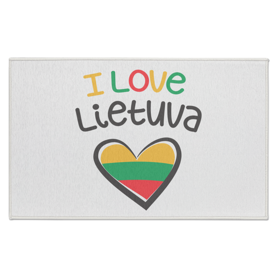 I Love Lietuva - Indoor Doormat