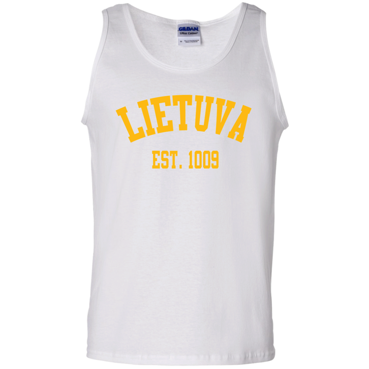 Lietuva Est. 1009 - Men's Basic 100% Cotton Tank Top