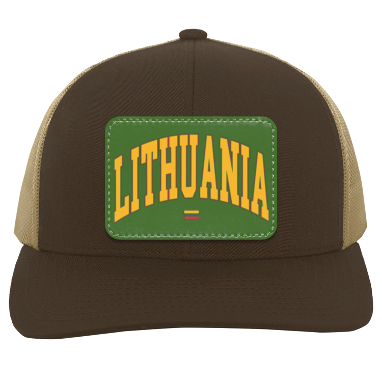 Lithuania Trucker Snap Back - Rectangle Patch