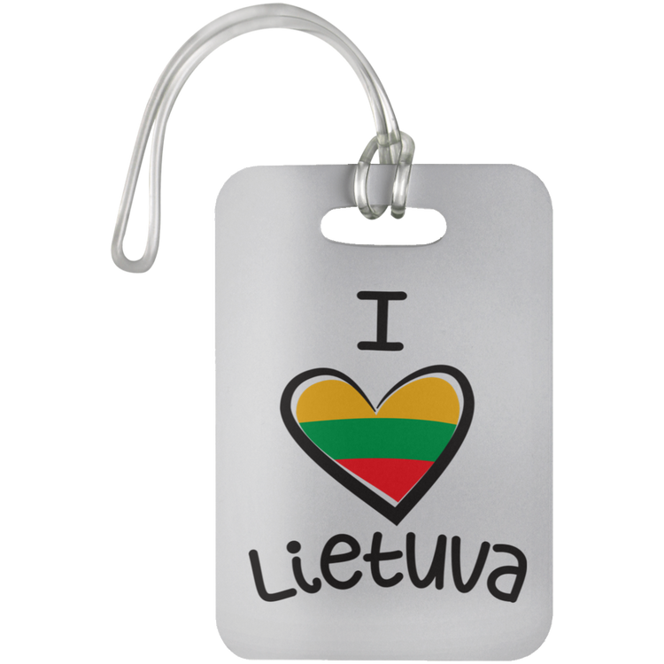 I Love Lietuva - Luggage Bag Tag