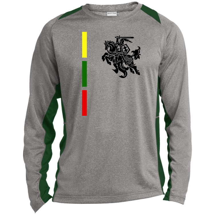 Warrior Vytis - Men's Long Sleeve Colorblock Activewear Performance T