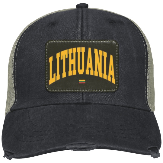 Lithuania Distressed Ollie Cap - Rectangle Patch