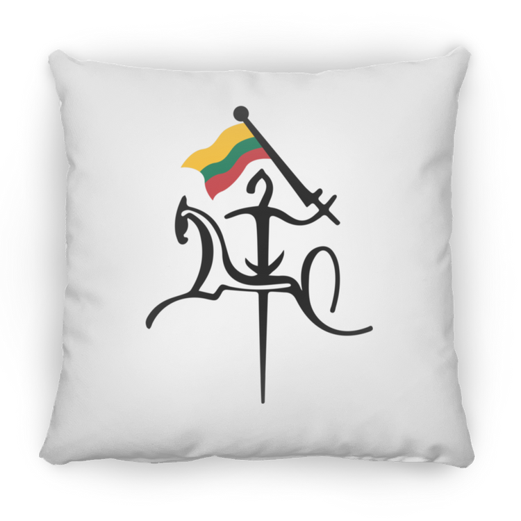 Vytis with Flag - Small Square Pillow