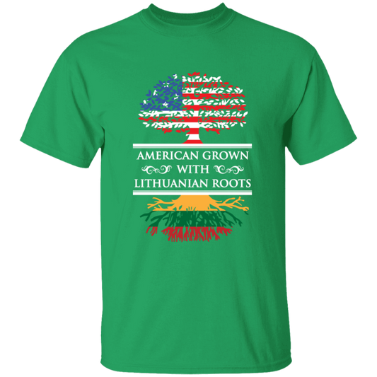 American Grown Lithuanian Roots - Boys/Girls Youth Classic Short Sleeve T-Shirt