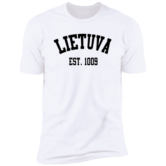 Lietuva Est. 1009 - Men's Next Level Premium Short Sleeve T-Shirt